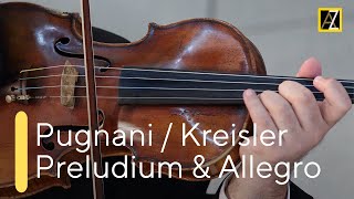 PUGNANI  KREISLER Praeludium and Allegro  Antal Zalai violin 16 🎵 classical music [upl. by Restivo]