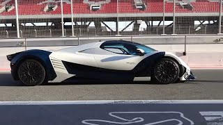 The Hypercar  Devel 16  5007 HP  350 mph 563 kmh [upl. by Cnahc528]