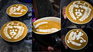 5 DIFFERENT LATTE ART FOR BEGINNER BARISTA  LATTE ART FOR BEGINNERS BARISTA ADVANCED LATTE ART [upl. by Anyalram574]