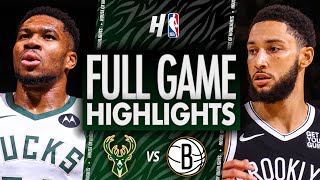 Milwaukee Bucks vs Brooklyn Nets  Full Game Highlights  December 8 202425 NBA Season [upl. by Uwkuhceki77]