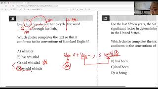 SAT GRAMMAR  VERB TENSE  10번 [upl. by Seyler623]