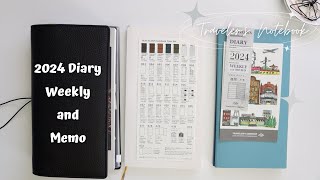 Planner  2024 Travelers Company Diary Weekly and Memo [upl. by Currier233]