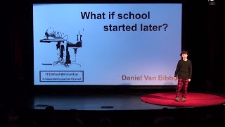 What if school started later  Daniel Van Bibber  TEDxYouthColumbus [upl. by Sucramaj]