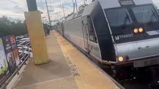 NJ Transit Northeast Corridor Local Train 3850 to New York arriving Edison wMultilevels [upl. by Allebram101]