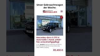 Gebrauchtwagen der Woche autohausschaller mercedes [upl. by Ailyt]