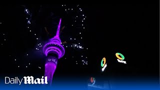 Its New Year in New Zealand The world begins to welcome 2024 [upl. by Aerdnael]