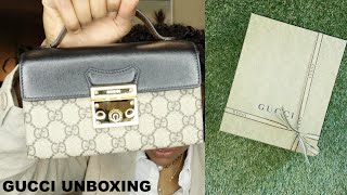 GUCCI PADLOCK MINI BAG UNBOXING  WHAT FITS  NEW FROM GUCCI 2021 [upl. by Niamrej52]