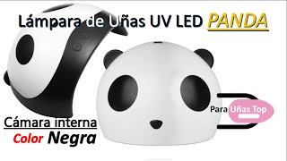 ▶️ Lámpara de PANDA para UÑAS UV LED de 36 WATTS ≫ con INTERIOR NEGRO AntiRefracción Para Manicura [upl. by Inait]