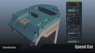 speedCut v101  maya Boolean tool Introduction [upl. by Enirtak950]