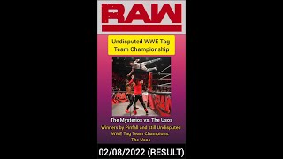 WWE RAW RESULTS  The Mysterios Rey and Dominik Mysterio vs The Usos Jimmy and Jey Uso c’s [upl. by Joachima]