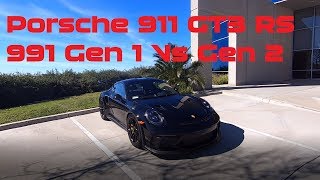 Porsche GT3 RS 9911 vs 9912  Gen 1 vs Gen 2  2016 vs 2019  911 [upl. by Euqinu]