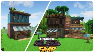 We Build All the Shops  Minecraft Gilded SMP  Ep 6 [upl. by Ahsikin]