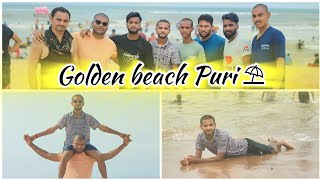 Golden Beach Puri Odisha 2024 [upl. by Goldshlag832]