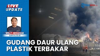 Si Jago Merah Hanguskan Gudang Daur Ulang Plastik di Gresik Petugas Investigasi Penyebab [upl. by Mandych]