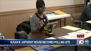 Susan B Anthony House a site of early voting [upl. by Nalid]