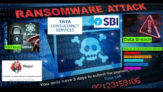 Cyberattack on 300 Indian Banks  RansomEXX  SBI TCS CEdge [upl. by Block]