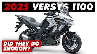 New 2025 Kawasaki Versys 1100 Announced Did They Change Enough [upl. by Matejka380]