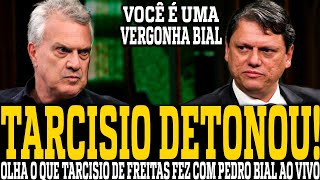 OLHA O QUE TARCISIO DE FREITAS FEZ COM PEDRO BIAL AO VIVO [upl. by Bergwall751]