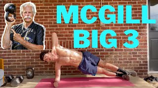 McGill Big 3 Exercises – Tactics From The Back Pain GOAT [upl. by Parsons774]