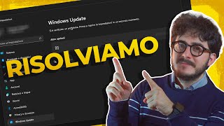 RISOLVIAMO Si è verificato un problema windows update  windows 11 [upl. by Helbonna]