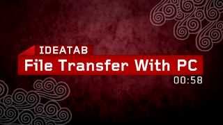 Lenovo IdeaTab S2109A S2109  Transfer data from  to PC [upl. by Thornton]