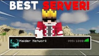 PvP with Haider Network New Update  haidernetwork minecraft minecraftpvp pvp [upl. by Arenat]