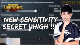 New Sensitivity Secret Uhigh  PUBG Mobile Malaysia [upl. by Gnivri198]