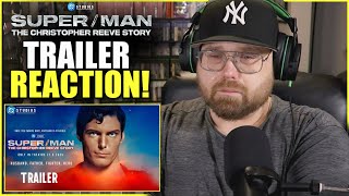 SuperMan The Christopher Reeve Story  Official Trailer REACTION [upl. by Anytsirhc]