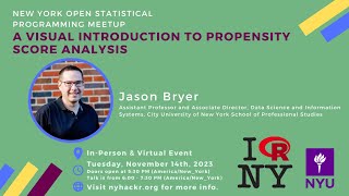 A Visual Introduction to Propensity Score Analysis with Jason Bryer  nyhackr November Meetup [upl. by Filberte]