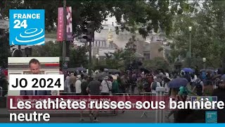 JO 2024  les athlètes russes sous bannière neutre • FRANCE 24 [upl. by Ettevi113]