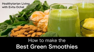 How to Make a Green Smoothie — 5 Step Template whole food vegan oilfree [upl. by Sadiras]