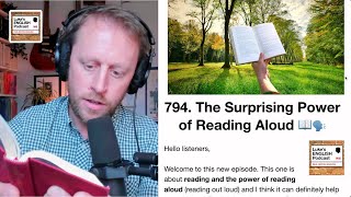 794 The Surprising Power of Reading Aloud Article 📖🗣️ [upl. by Kornher]