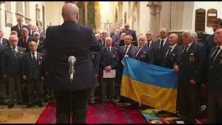 Ukrainian National Anthem amp Anthem from Chess Llantrisant 5322 Morriston Orpheus Choir [upl. by Emelyne]