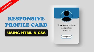 how to make responsive card design using HTML amp CSS  card design in html css [upl. by Aihtnamas]