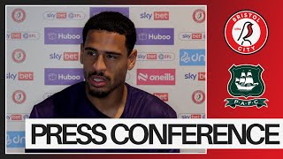 Marcus McGuane press conference  Bristol City vs Plymouth Argyle [upl. by Anej772]