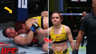 Piera Rodriguez blasts ‘coward’ Ariane Carnelossi after UFC Vegas 92 headbutt disqualification loss [upl. by Asilana493]