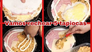 Aprenda a fazer tapioca recheada para o faça e venda [upl. by Nillek]