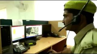 High tech Control Room Kanpur Police [upl. by Ilrahs]