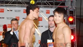 Nick Diaz Confronts Takanori Gomi in Pride 33 FaceOff PRIDENeverDie [upl. by Dinesh]