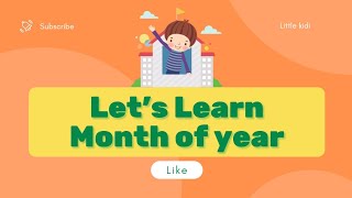 month of the year  month name  month name in english  12 month of year with spelling [upl. by Cordie494]