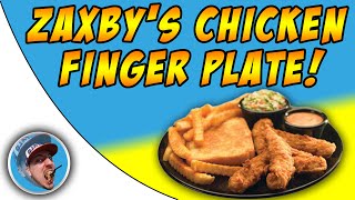 Zaxbys Chicken Tender Plate  Food Review [upl. by Nauqal]