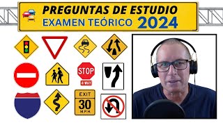 PREGUNTAS DEL EXAMEN TEORICO DE CONDUCIR 2024  LICENCIA DE MANEJO EN ESPAÑOL [upl. by Adkins]