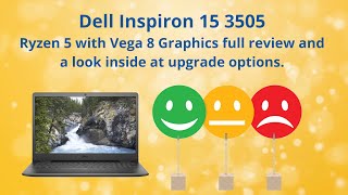 Dell Inspiron 15 3505 Ryzen 5 with Vega 8 graphics review and upgrade options [upl. by Eneg]