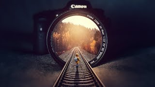 Rails Inside Illution Photo Manipulation Photoshop Tutorial [upl. by Diantha]