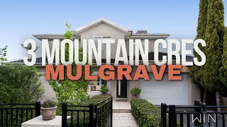 Property Video  3 Mountain Crescent Mulgrave with Vivienne Zhang [upl. by Htomit599]