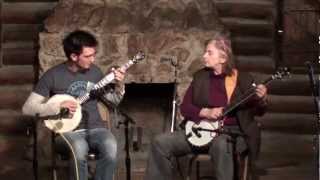 Cathy FInk and Adam Hurt play Colemans March at Suwannee Banjo Camp 31513 [upl. by Salomie]