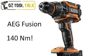 AEG FUSION Hammer Drill  BSB18BL 18V Brushless [upl. by Sifan568]