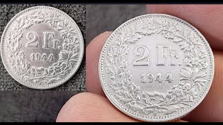 Switzerland 2 francs 1944 [upl. by Asha]