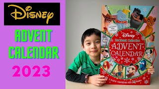 Opening Disney Advent Calendar Storybook Collection 2022  Festive Countdown 24 books [upl. by Palma974]