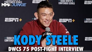 New UFC Signee Kody Steele Thinks He Could Submit Charles Oliveira in Grappling Match  DWCS 75 [upl. by Ibloc930]